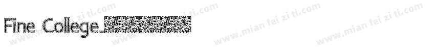 Fine College字体转换